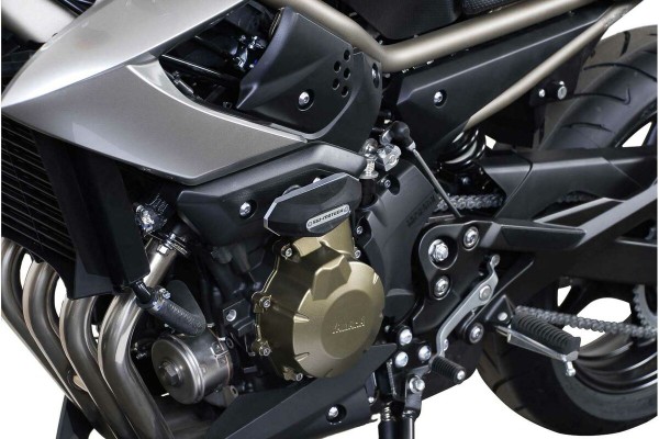 SW-Motech Sturzpad-Kit schwarz für Yamaha XJ6 /Diversion