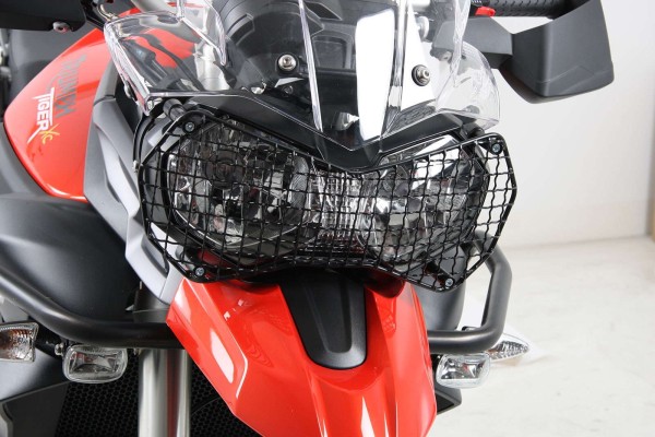Lampenschutzgitter schwarz für Triumph Tiger 800/XC (2010-2014)