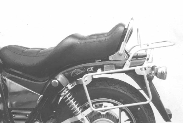 Seitenkofferträger festverschraubt schwarz für Honda XL 600 R (83-88) Hepco & Becker