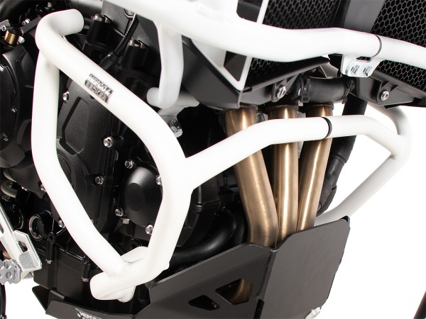 Motorschutzbügel weiß für Triumph Tiger 900 Rally Pro (24-) Hepco & Becker