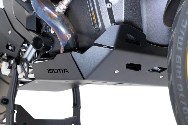 Motorschutzplatte aus Aluminium für BMW R 1300 GS, schwarz