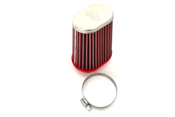 BMC Universal-Sportluftfilter Konisch, 50 mm Durchmesser, 120 mm Länge, rechts, Chromkappe