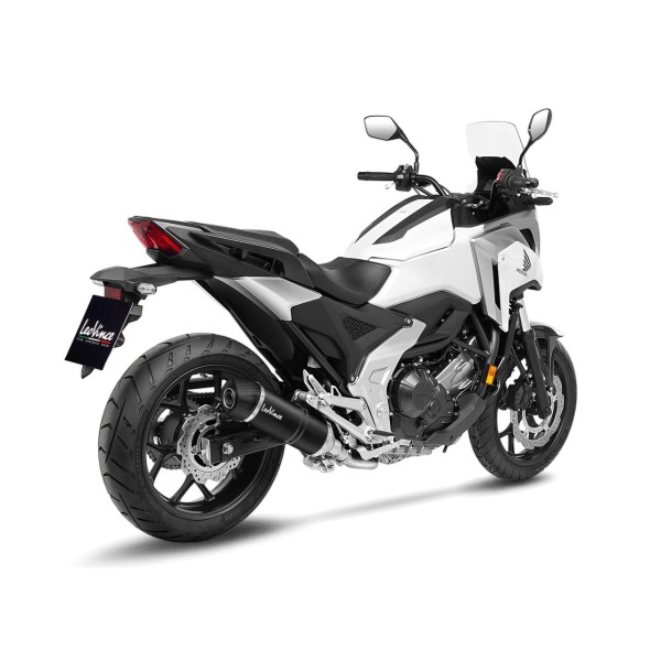 LeoVince Auspuffanlage LV One Evo für Honda NC 750 XA, Carbon, slip on, E-Gutachten