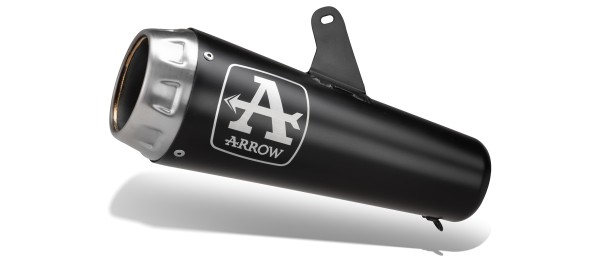 ARROW Auspuff DARK PRO-RACE Edelstahl schwarz für BMW F900R / BMW F900XR, 2025-, Edelstahl schwarz