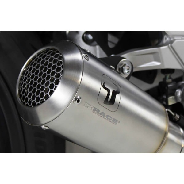IXRACE MK2 Endtopf KTM Duke 125 /390, Edelstahl, E-geprüft, Euro5