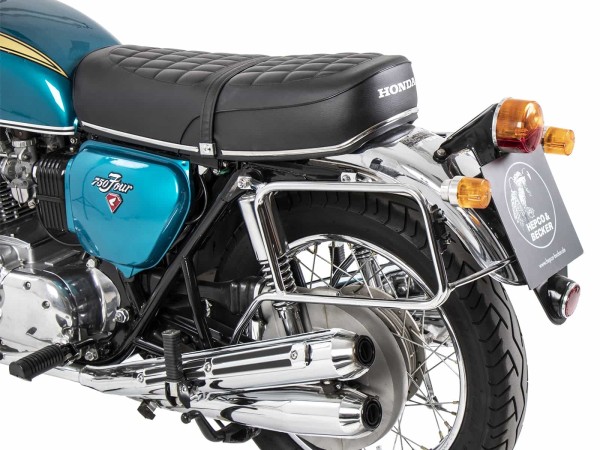 Seitenkofferträger festverschraubt chrom für Honda CB 750 Four K0-K6 (70-76) Hepco & Becker