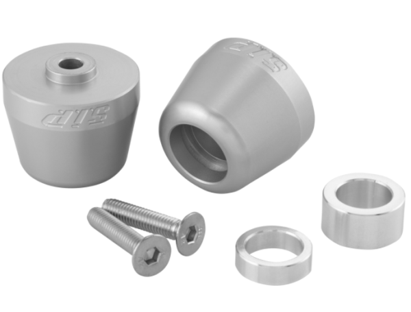 Lenkerendengewichte links/rechts für Vespa Primavera/​Sprint/​ET/​LX/​LXV/​S, grau matt