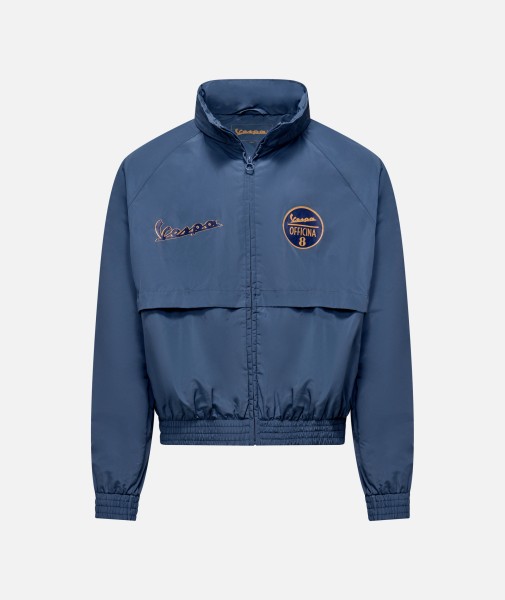 Vespa Windjacke Officina 8 blau