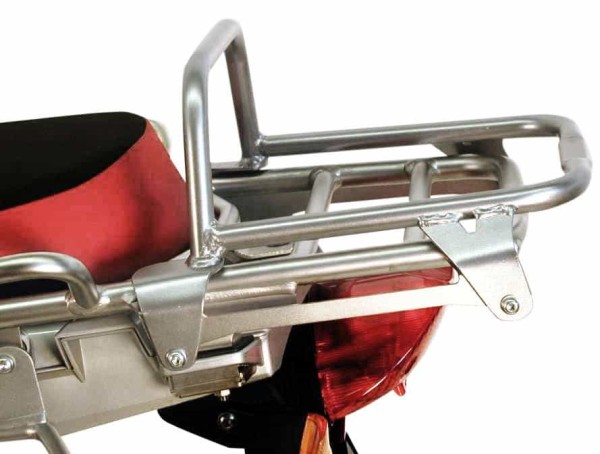 Rohrgepäckbrücke Topcase-Träger silber für BMW R 1200 GS Adventure (06-13) Hepco & Becker