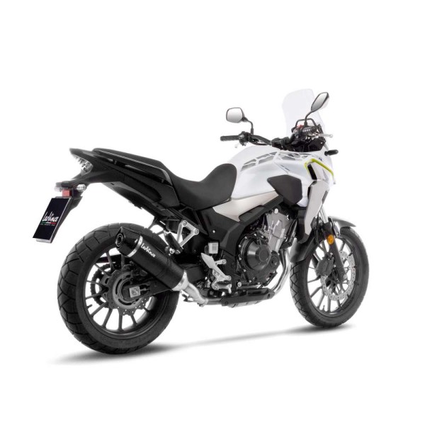 LeoVince Auspuff LV One Evo für Honda CB 500 F /X, CBR 500 R, Carbon, slip on, Euro4+5, E-Gutachten