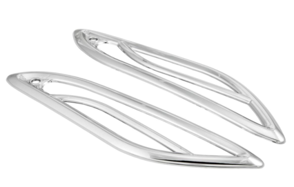 Blinkergitter rechts/links, hinten für Vespa Primavera/​Sprint 50-150ccm 2T/​4T AC, chrom