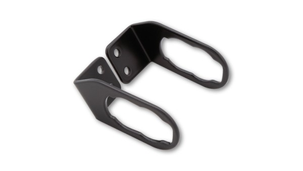 HIGHSIDER pro Blinkeradapter Schwarz Für Originalblinker, Für Kawasaki, Für Kennzeichenhalter (Paar)