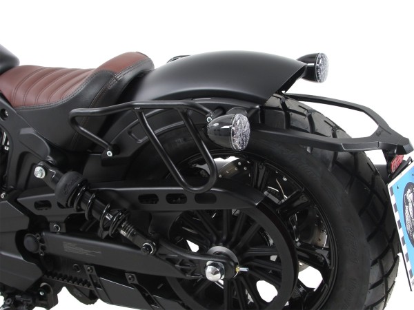 Ledertaschenhalter Cutout schwarz für Indian Scout Bobber (2017-)