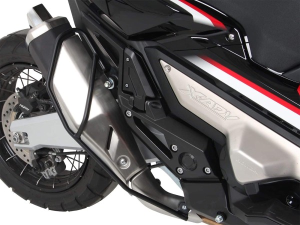Schutzbügel für Endtopf schwarz für Honda X-ADV 750 (17-20) Hepco & Becker