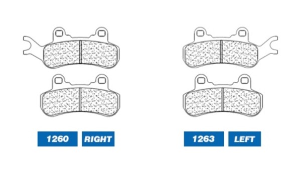 CL Brakes ATV Sintermetall Bremsbeläge - 1260ATV1