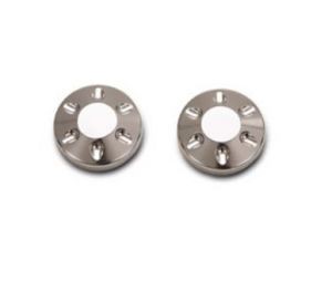 Original Abdeckkappe für Gabelholm, Aluminium, weiss für Moto Guzzi Eldorado