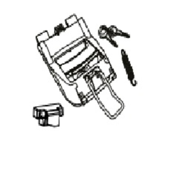 SHAD Schloss/Verschlusskappe für Topcase SH44