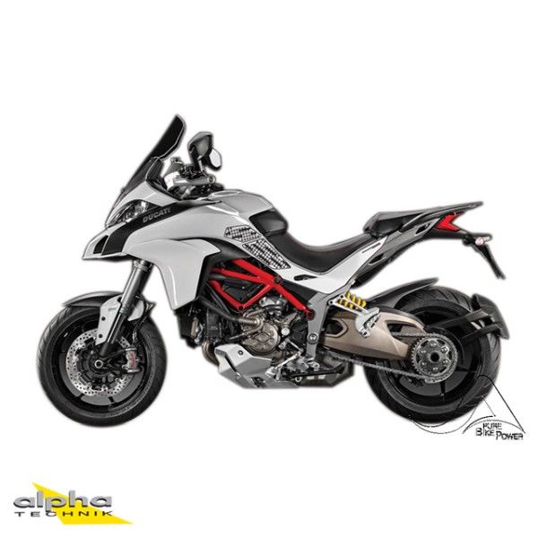 Stompgrip schwarz, Volcano, für Ducati Multistrada 950/1200/1260