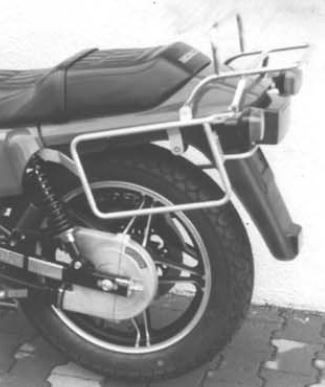 Rohrgepäckbrücke Topcase-Träger und Seitenkofferträger schwarz für Honda FT 500 (82-85)