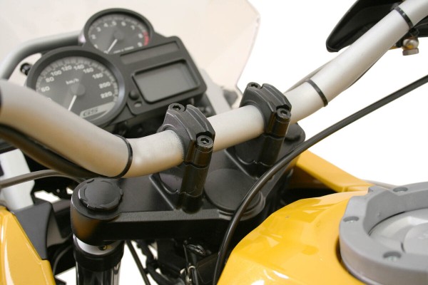 SW-Motech Lenkererhöhung, schwarz für Ø 28 mm Lenker, H=30 mm für BMW F 800 GS Adventure
