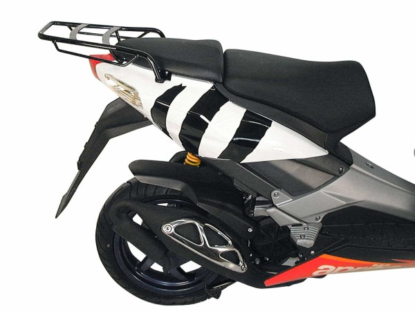 Rohrgepäckbrücke schwarz für Aprilia SR 50. WWW (97-04) Hepco & Becker