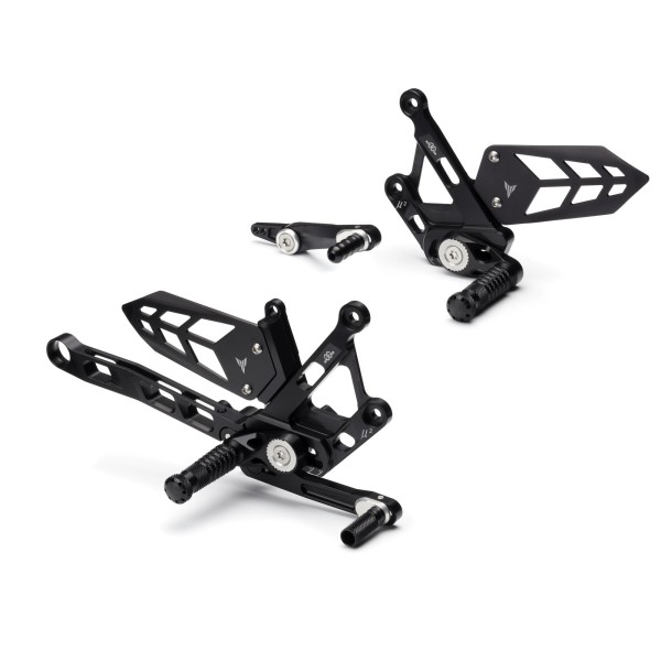 Einstellbare Billet Fußrastenanlagefür MT10 /SP (Bj.16-19) Original Yamaha