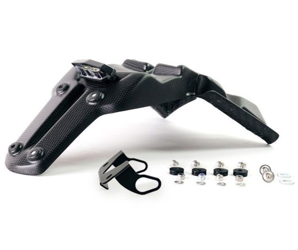 Kurzer Kennzeichenhalter aus Carbon für Yamaha Ténéré 700 (19-24)-