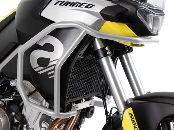 Tankschutzbügel silber für Aprilia Tuareg 660 (22-24) Hepco & Becker
