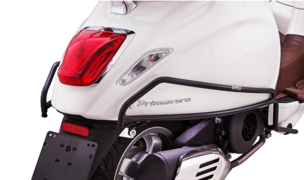 Sturzbügel Seitenhaube für Vespa Primavera/​Sprint/Elettrica 50-150ccm, schwarz