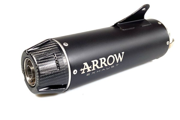 ARROW Auspuff REBEL DARK Slip-On mit Carbon-Endkappe für Honda CMX 1100 Rebel /DCT(21-25)