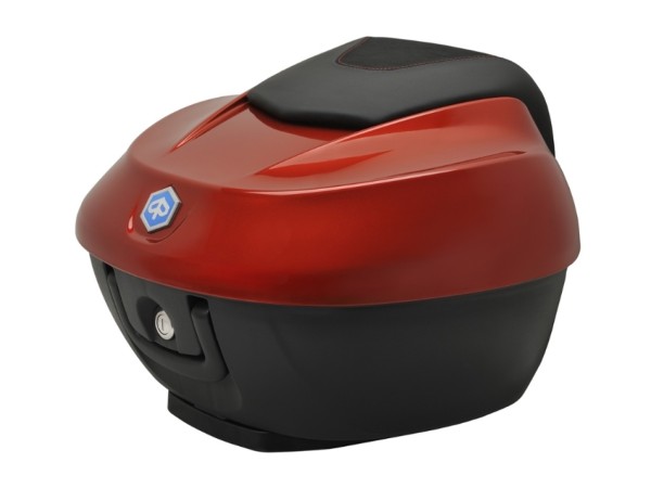 Top Case Kit 36 l. orange metallic A12 Original Piaggio für Beverly HPE (inkl. Halteplatte)