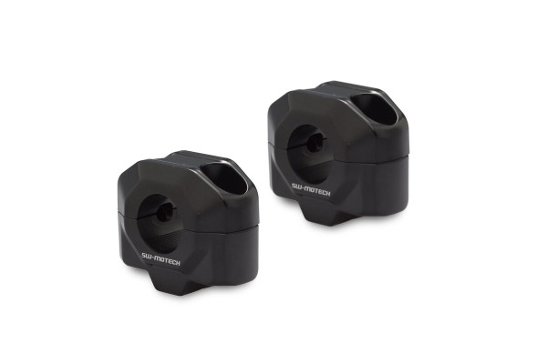 SW-Motech Lenkererhöhung, schwarz für Ø 22 mm Lenker, H=20 mm für Kawasaki Versys 650