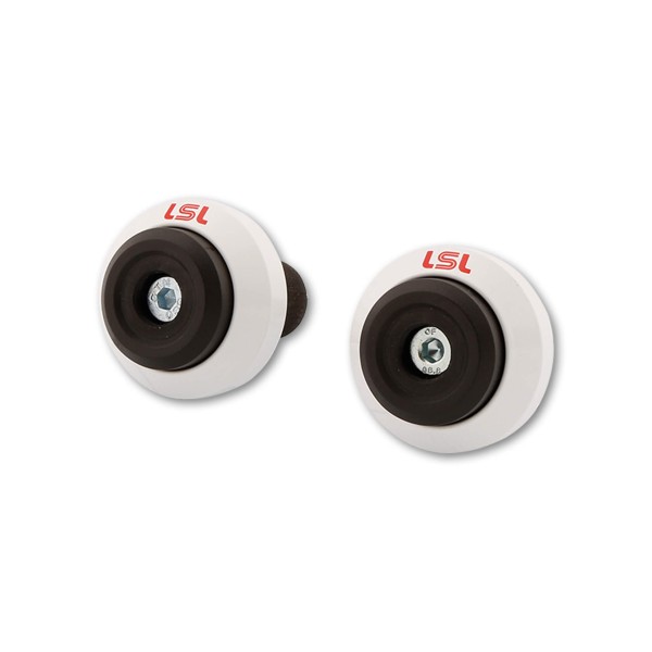 LSL Achs Ball GONIA für Yamaha YZF-R6, weiß, vorn