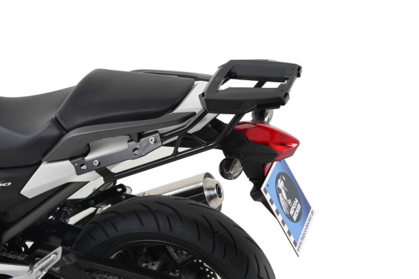 Alurack Topcase-Träger schwarz für Honda NC 700 X (12-13) /NC 750 X/ DCT (14-20) Hepco & Becker