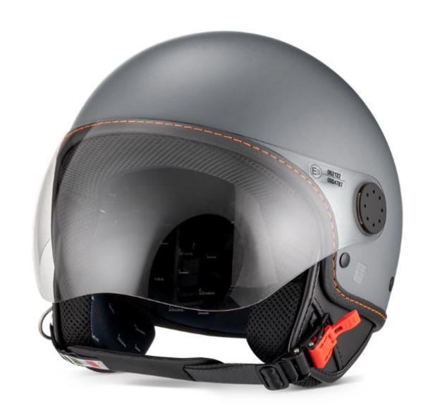 Vespa Jethelm, Vespa Visor LangHe, grau/titanium (707/C)