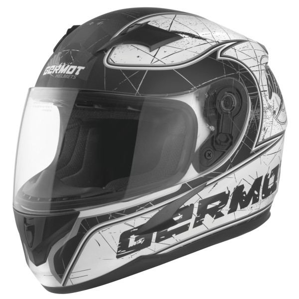 Germot Junior Helm GM 420, matt-weiß/schwarz