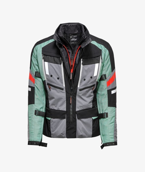 Moto Guzzi Jacke „Adventure Touring“ grün inkl. Protektoren