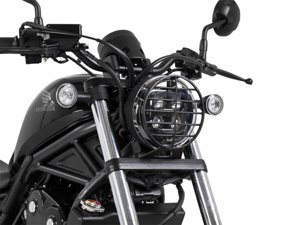 Lampenschutzgitter schwarz für Honda CMX 500 Rebel (20-) Hepco & Becker