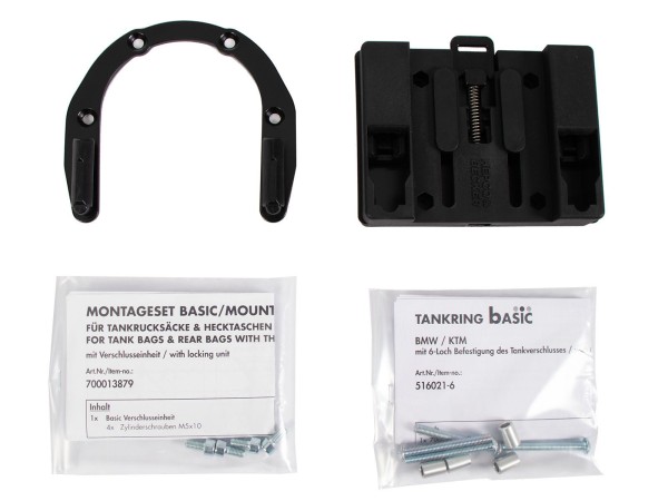 Tankring Basic inkl. Tankrucksackverschlusseinheit für BMW R 1250 RT (19-) Hepco & Becker