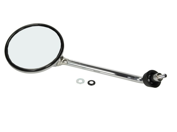Spiegel, links, chrom, mit Linksgewinde
