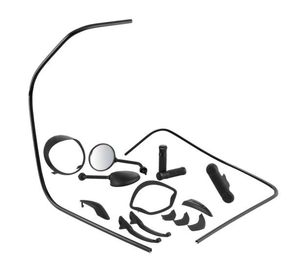 Styling Kit "Black Edition" für Vespa GTS/​GTS Super HPE 125/​300 (19-22), schwarz matt