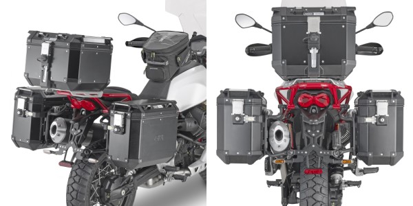 Seitenkofferträger ONEFIT abnehmbar für Moto Guzzi V85 TT (Bj.19-) Givi
