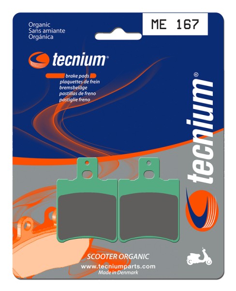 Tecnium Scooter Organische Bremsbeläge - ME167