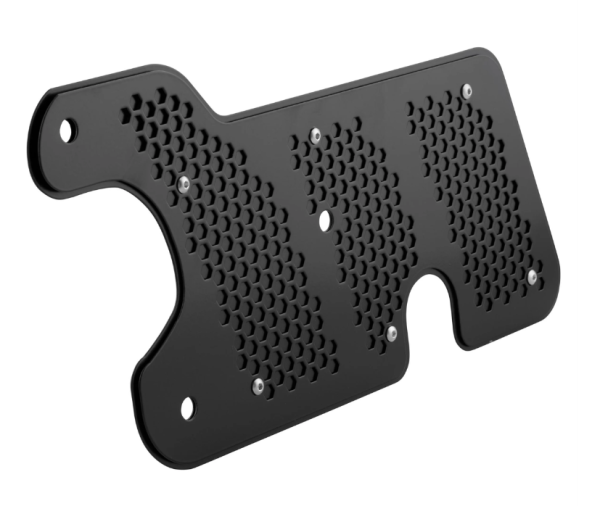 Auspuffblende Schwingarm für Vespa GTS/​GTS Super 125/​150ccm 4T LC iGet (Euro4), schwarz