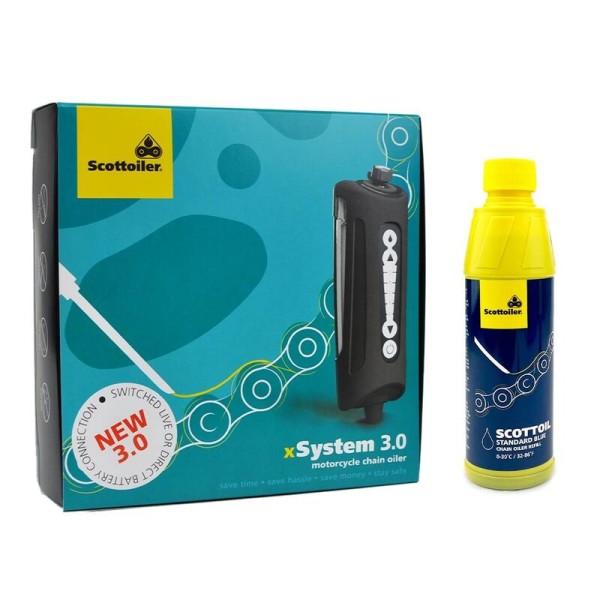 Scottoiler XSystem 3.0 + 250 ml Standard Blue (0-30°C)