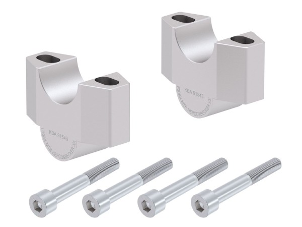 Lenkererhöhung H=30 mm für Honda X-ADV 750 (25-) Hepco & Becker - Silber