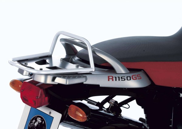 Rohrgepäckbrücke Topcase-Träger silber für BMW R 1150 GS Adventure (01-05) Hepco & Becker