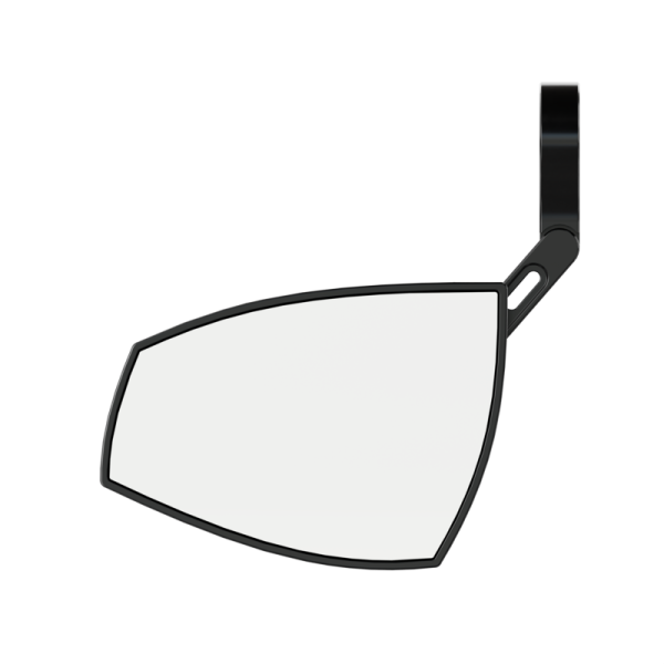 HIGHSIDER pro Lenkerendenspiegel Wave Schwarz/Silber (Paar)