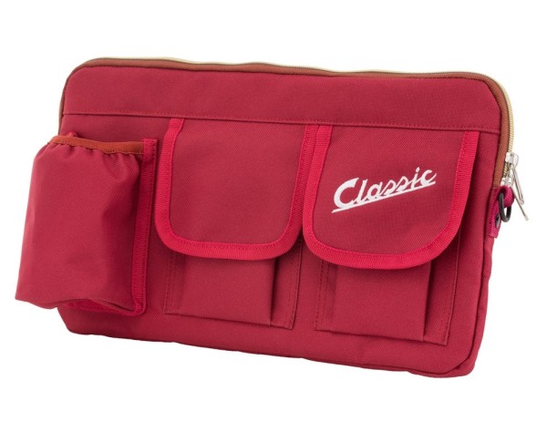 Tasche "Classic" für Gepäckfach/Handschuhfach Vespa - rot, Nylon