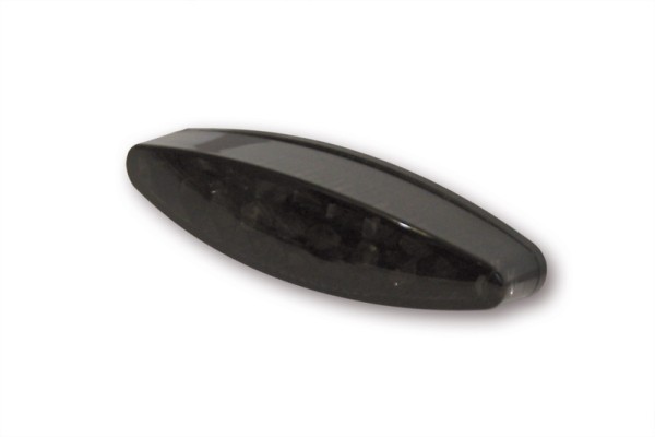 HIGHSIDER pro Little Number1 LED Rücklicht Schwarz/Getönt Mit Kennzeichenbeleuchtung (1Stck)